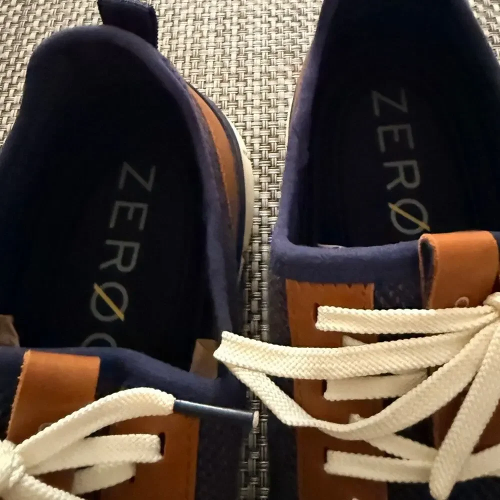 COLE HAAN NWOB Men Generation Zerogrand Stitchlite Sneaker Preppy Casual 13M Blu - Picture 4 of 8